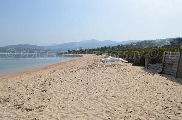 Stagnole beach in Pietosella in Corsica