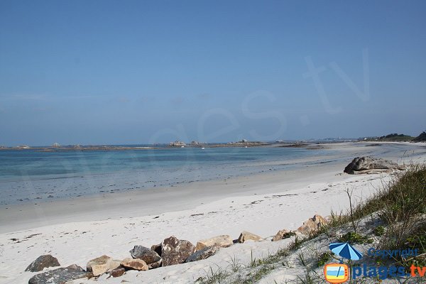 Photo de la plage du Staol à Santec