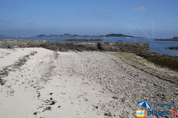 Photo of biological station cove of Roscoff