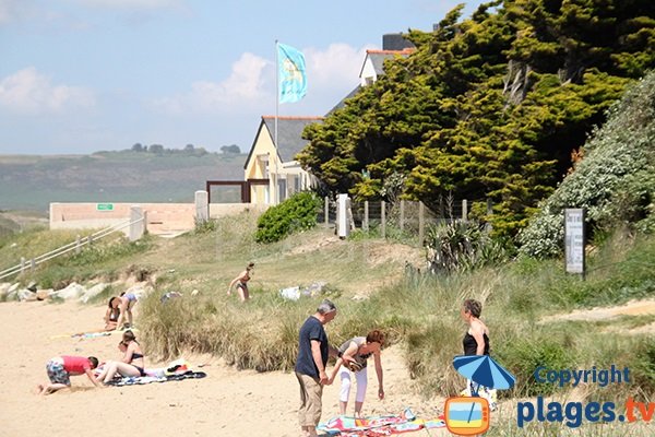 Abord de la plage de Sainte Anne La Palud - Bretagne