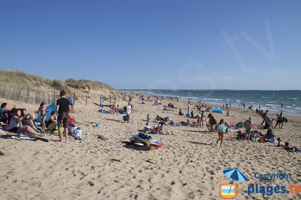 Plage de Sainte Barbe Plouharnel (56) Morbihan Bretagne 