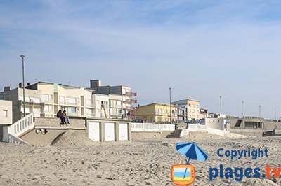 Seaside resort of Stella in North of France