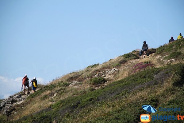 Access to Ster Ouen beach in Sauzon