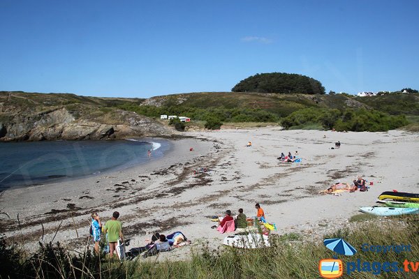 Photo de la plage de Ster Vraz à Sauzon - Belle Ile