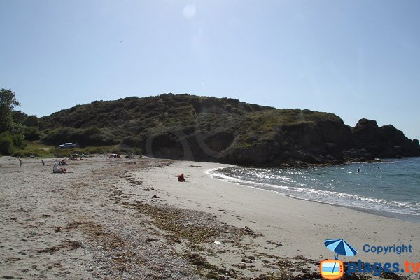 Pebble on Ster Vraz beach - Belle Ile