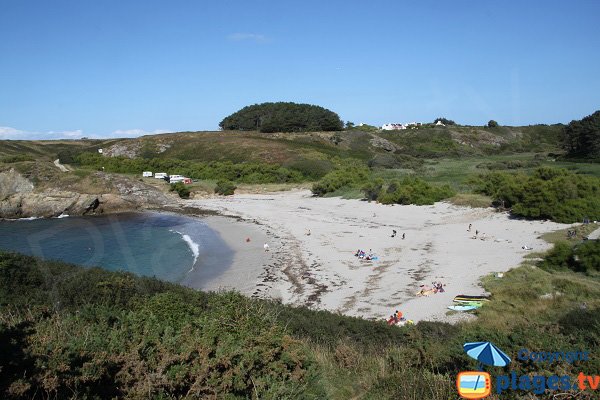 Plage de Ster Vraz à Sauzon - Belle Ile en Mer