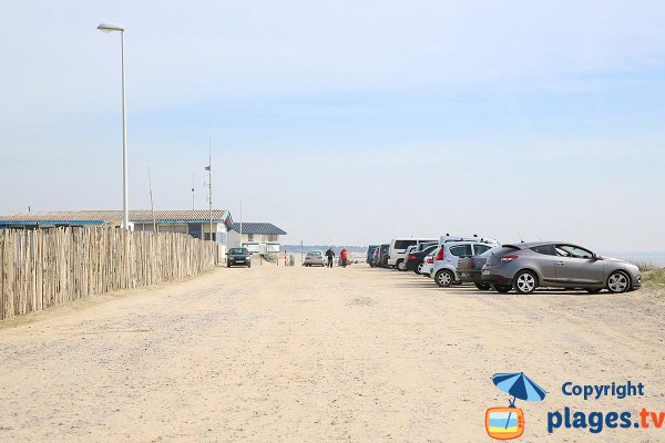 parcheggio gratuito della spiaggia Sterne a Berck