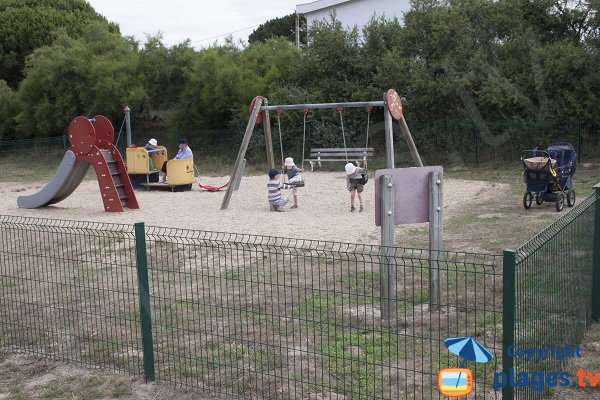 Playground area on the Stole beach