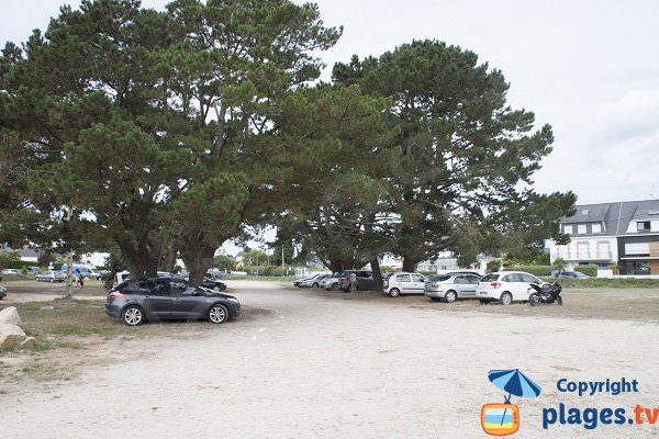 Parking of Stole beach - Ploemeur