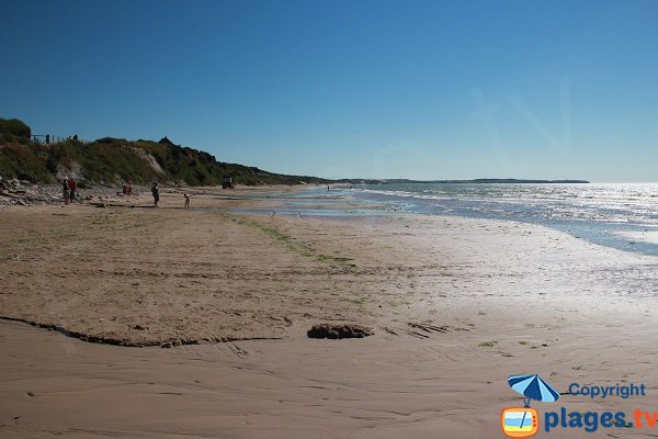 Spiaggia riservata nei pressi di Wissant