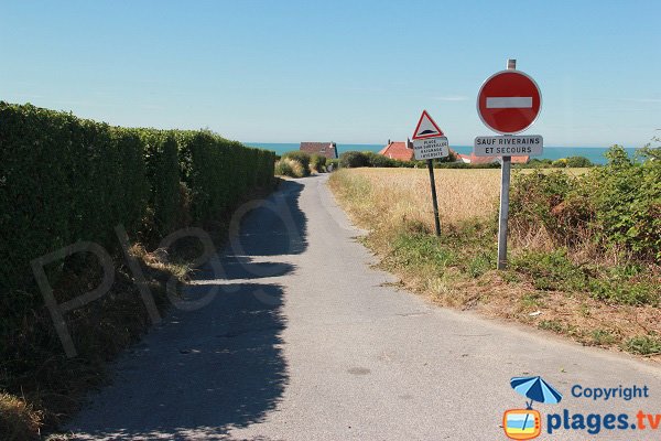 Il nuoto ha proibito sulla spiaggia Strouanne - Wissant