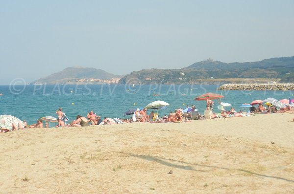 South beach in Argelès sur Mer