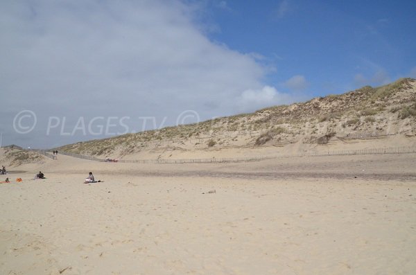 Plage Sud de Carcans - accès