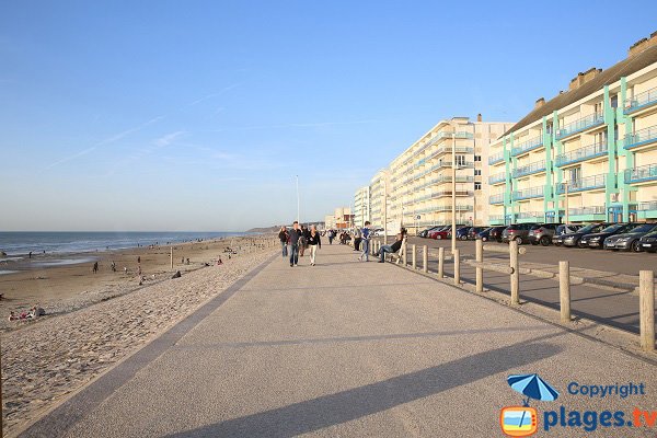 Digue côté nord - Hardelot-Plage