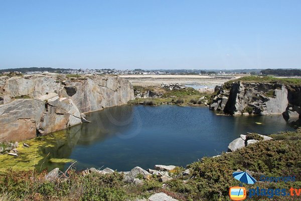 Ancienne carrière de l'île Aganton