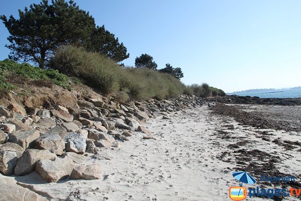 Plage au sud de l'ilot Ste Anne de St Pol de Léon