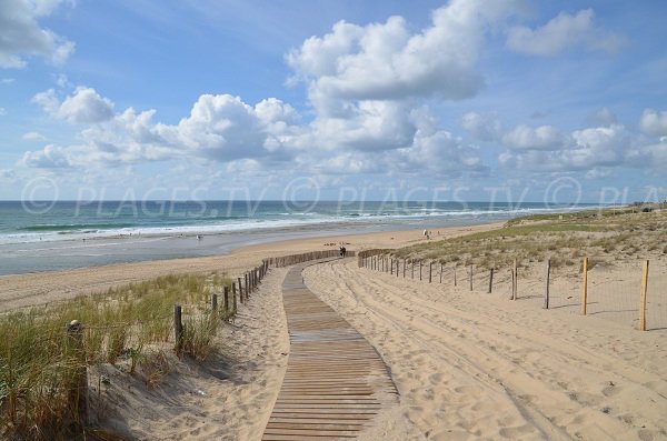Disable beach in Lacanau in France