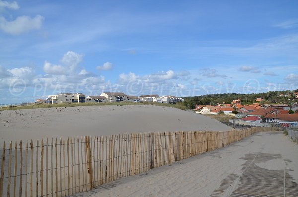 Accès à la plage Sud de Lacanau