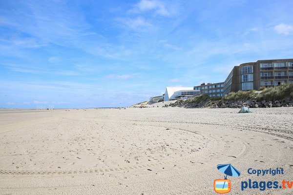 Strand des Thalasso-Zentrums in Le Touquet