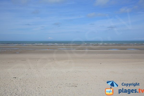 Beach at low tide in Le Touquet