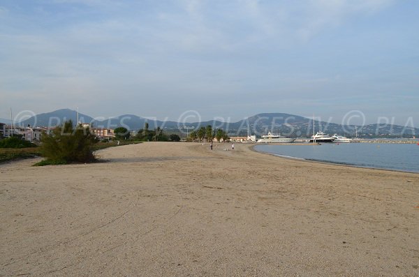 Strand am Ende von Port Grimaud