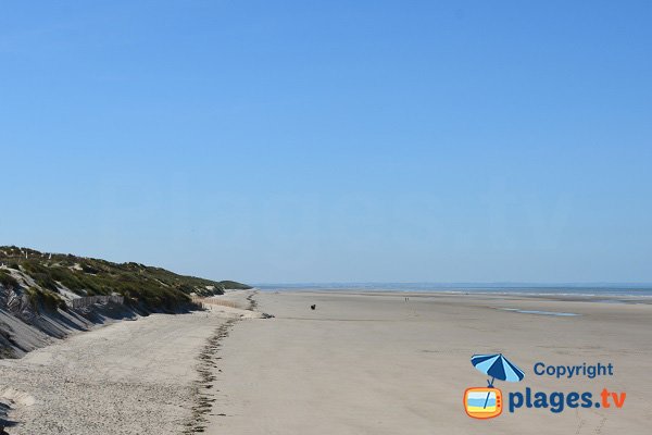 Photo de la plage sud de Quend