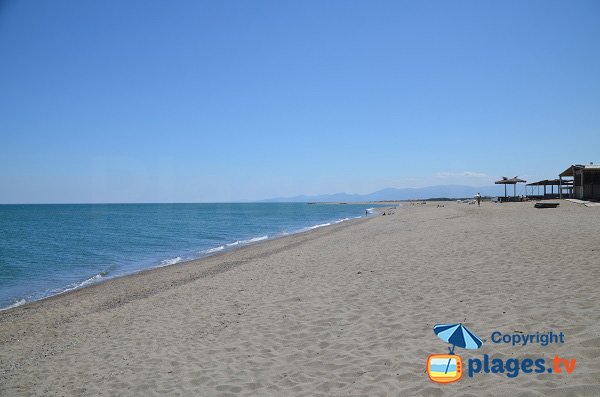 Spiaggia privata a Torreilles - spiaggia Sud