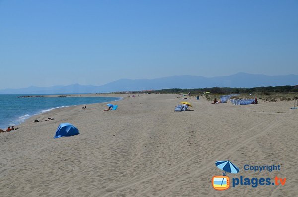 Fine della spiaggia nudista di Torreilles