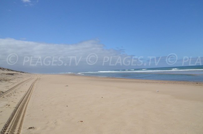 La spiaggia Super Sud a Lacanau-Ocean - Francia