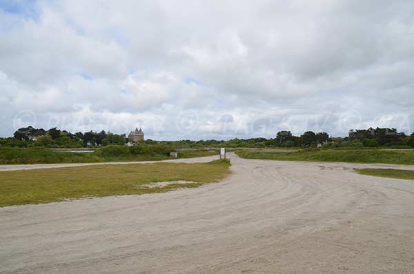 Parking de la plage de Suscinio