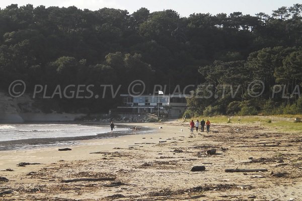 Suzac beach in Meschers sur Gironde