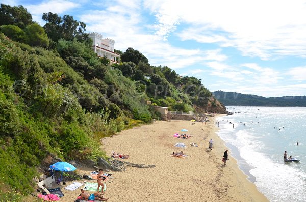 Sand beach in the Croix Valmer - Sylvabelle