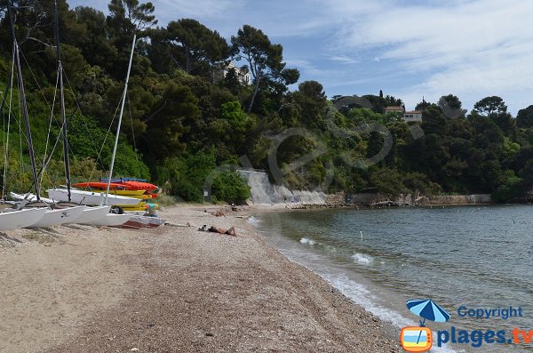 Photo of Tabarly beach in Toulon in France