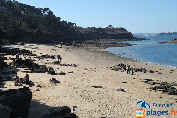 Plage sauvage en Bretagne - Tahiti à Carantec