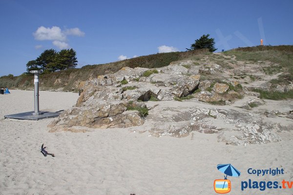 Douche de la plage de Ragunez à Névez