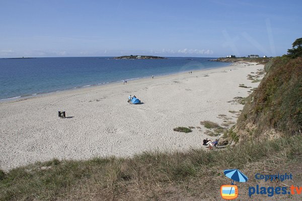 Photo de la plage de Tahiti à Nevez - Finistère