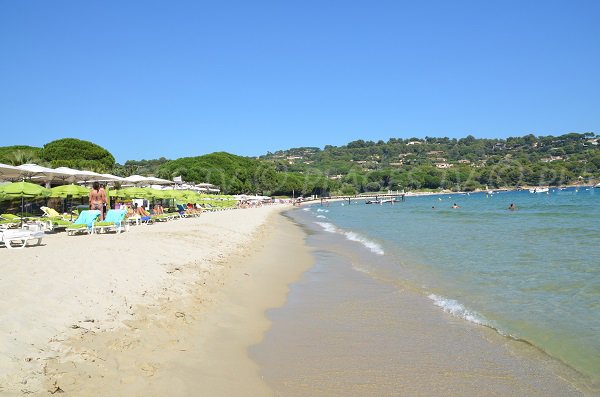 Pampelonne private beach - Tahiti area - Ramatuelle