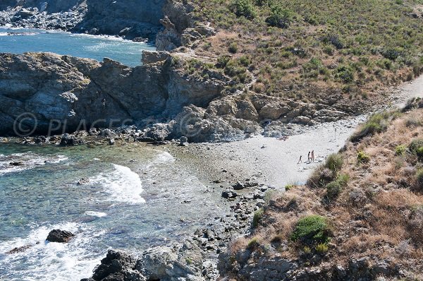 Spiaggia di Taillelauque a Banyuls sur Mer - Francia