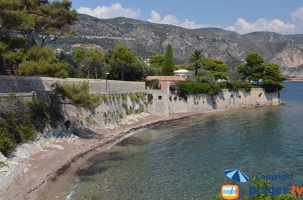 Photo de la plage du Talon à Saint Jean Cap Ferrat