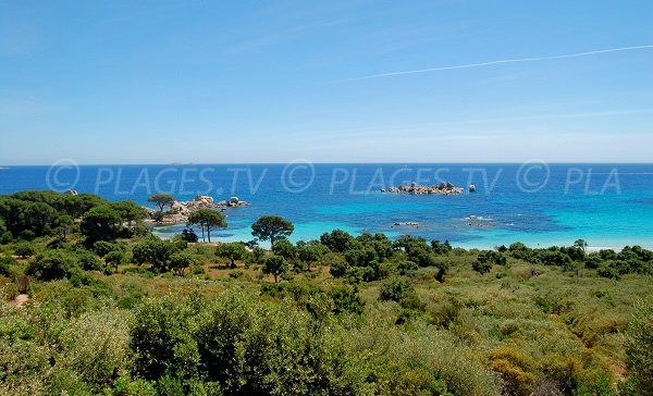 Photo of the Tamaricciu beach in Porto-Vecchio - Corsica