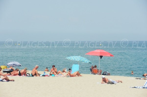 Photo de la plage du Tamariguer à Argelès