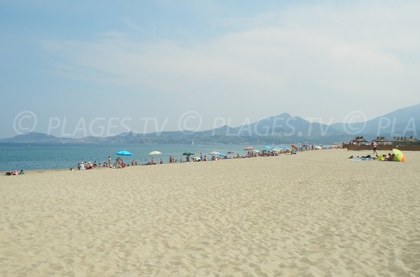 Plage privée à Argelès sur Mer