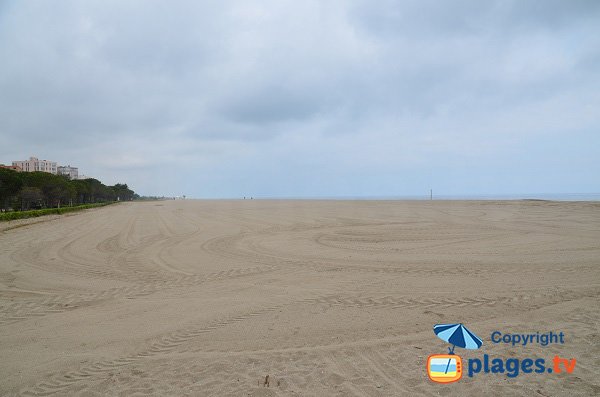 Foto vom Strand von Tamariguer von Süden nach Norden