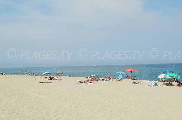 Spiaggia di Tamariguer a Argelès sur Mer - Francia