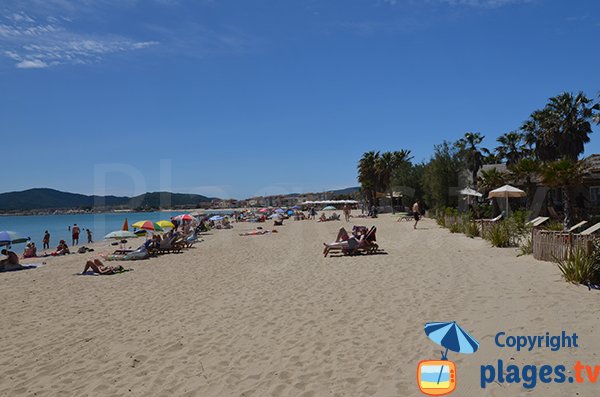 Bungalows sur la plage de Port-Grimaud