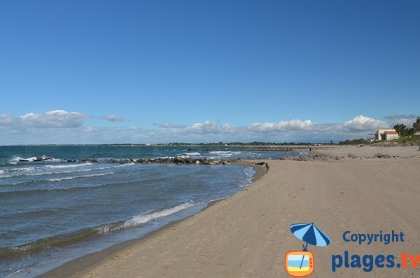 Photo de la plage de la Tamarissière à Vias