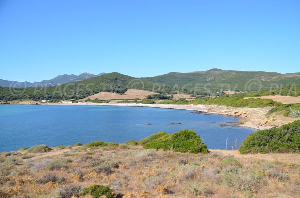 Bay of Tamarone in Corsica