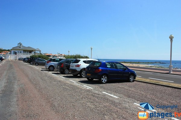 Parking de la plage de Tanchet