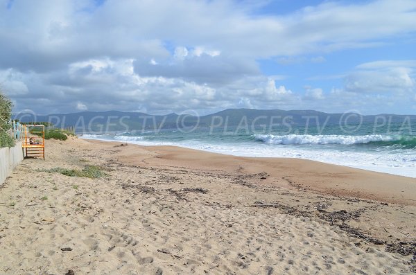 Beach near Olmeto-Plage in Corsica