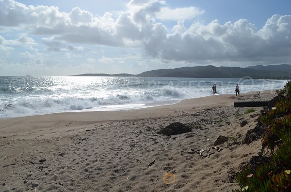 Tenutella beach in Corsica towards Taravo